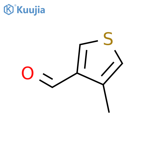 4-methylthiophene-3-carbaldehyde structure
