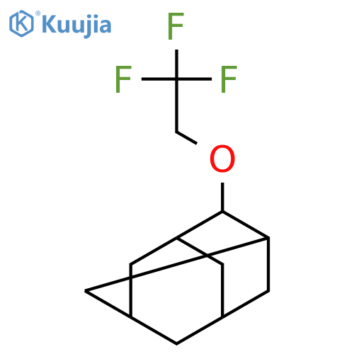 Tricyclo[3.3.1.13,7]decane, 2-(2,2,2-trifluoroethoxy)- structure