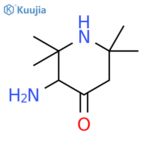 3-amino-2,2,6,6-tetramethylpiperidin-4-one structure