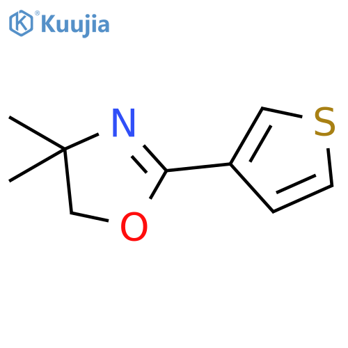 OXAZOLE, 4,5-DIHYDRO-4,4-DIMETHYL-2-(3-THIENYL)- structure