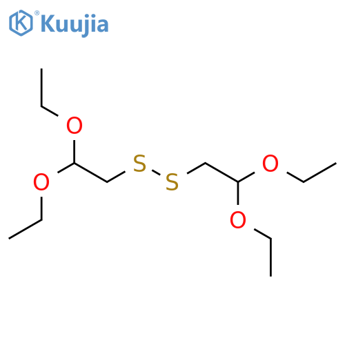 Bis(2,2-diethoxyethyl) Disulfide structure