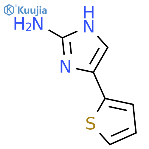 4-(thiophen-2-yl)-1H-imidazol-2-amine structure