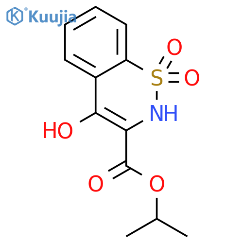 Isopropyl 4-Hydroxy-2H-1,2-benzothiazine-3-carboxylate 1,1-Dioxide (Piroxicam Impurity I) structure