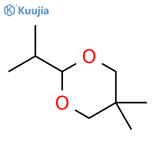 5,5-dimethyl-2-isopropyl-1,3-dioxane structure