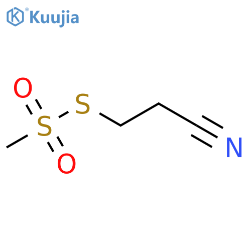 S-(2-Cyanoethyl) methanesulfonothioate structure