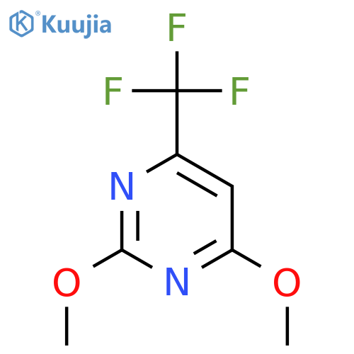 2,4-Dimethoxy-6-(trifluoromethyl)pyrimidine structure