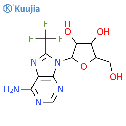 Adenosine,8-(trifluoromethyl)- structure