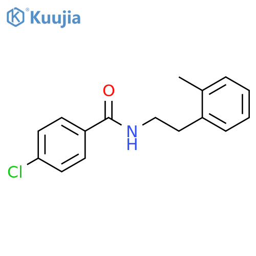 Benzamide, 4-chloro-N-[2-(2-methylphenyl)ethyl]- structure