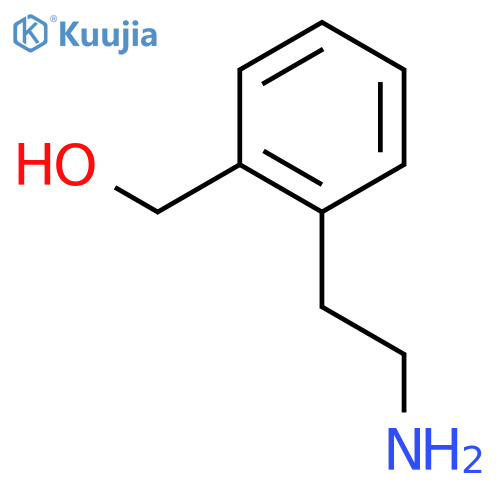 Benzenemethanol, 2-(2-aminoethyl)- structure