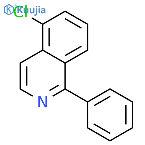 Isoquinoline, 5-chloro-1-phenyl- structure