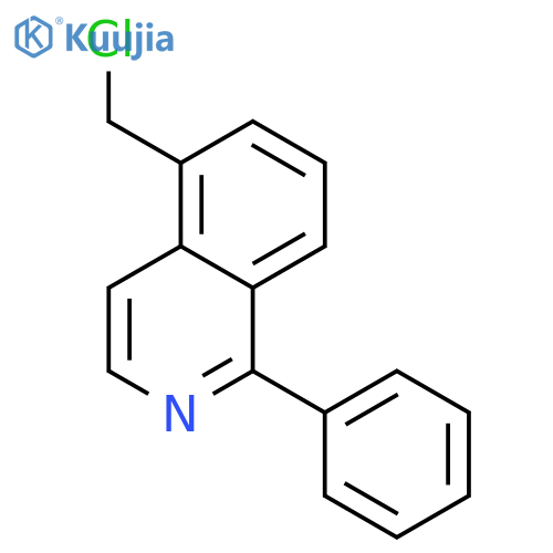 Isoquinoline, 5-(chloromethyl)-1-phenyl- structure