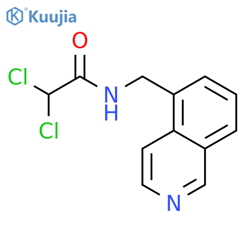 Acetamide, 2,2-dichloro-N-(5-isoquinolinylmethyl)- structure