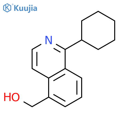 5-Isoquinolinemethanol, 1-cyclohexyl- structure