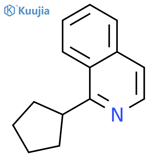 Isoquinoline, 1-cyclopentyl- structure