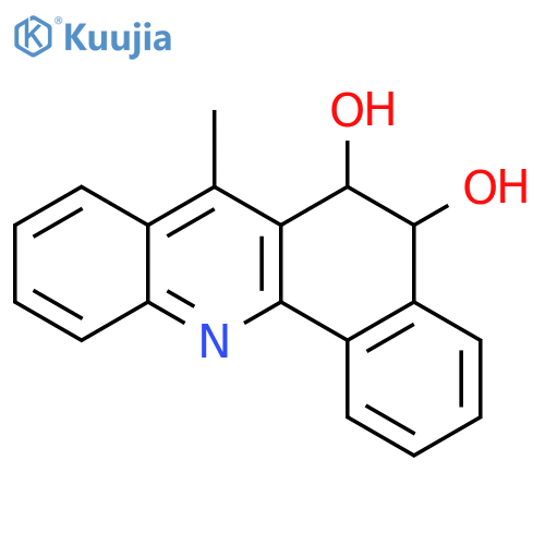 (5R,6R)-7-methyl-5,6-dihydrobenzo[c]acridine-5,6-diol structure