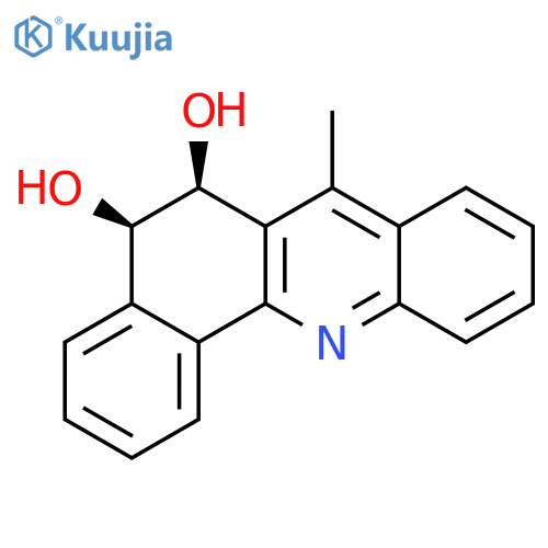 Benz[c]acridine-5,6-diol, 5,6-dihydro-7-methyl-, cis- structure