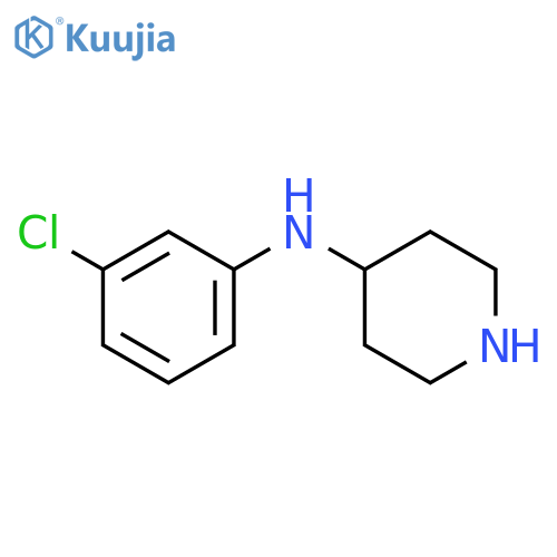 N-(3-chlorophenyl)piperidin-4-amine structure