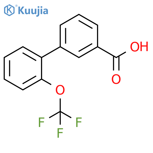 3-(2-Trifluoromethoxyphenyl)Benzoic Acid structure
