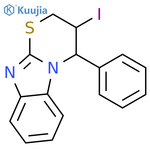 2H-[1,3]Thiazino[3,2-a]benzimidazole, 3,4-dihydro-3-iodo-4-phenyl- structure