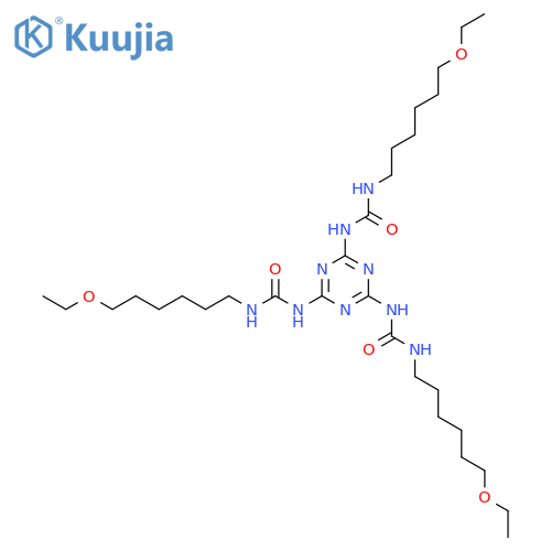 Urea, N,N'',N''''-1,3,5-triazine-2,4,6-triyltris[N'-(6-ethoxyhexyl)- structure