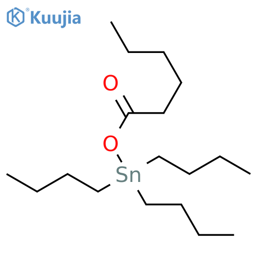 Tributyl(hexanoyloxy)stannane structure