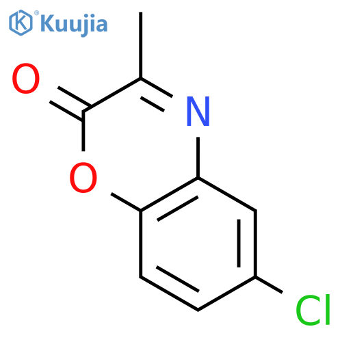 2H-1,4-Benzoxazin-2-one, 6-chloro-3-methyl- structure