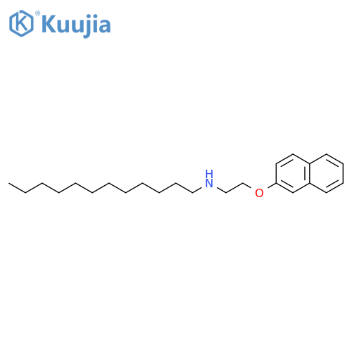 1-DODECANAMINE, N-[2-(2-NAPHTHALENYLOXY)ETHYL]- structure