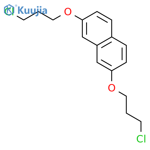 NAPHTHALENE, 2,7-BIS(3-CHLOROPROPOXY)- structure