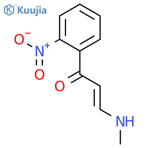 2-PROPEN-1-ONE, 3-(METHYLAMINO)-1-(2-NITROPHENYL)-, (2E)- structure