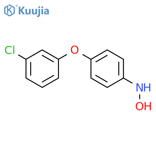 4-(3-chlorophenoxy)-N-hydroxyaniline structure