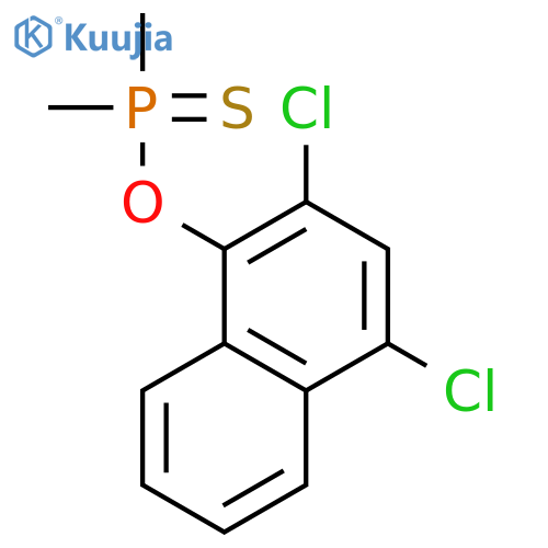 PHOSPHINOTHIOIC ACID, DIMETHYL-, O-(2,4-DICHLORO-1-NAPHTHALENYL) ESTER structure