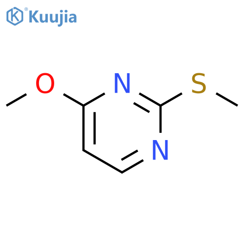pyrimidine, 4-methoxy-2-methylthio- structure