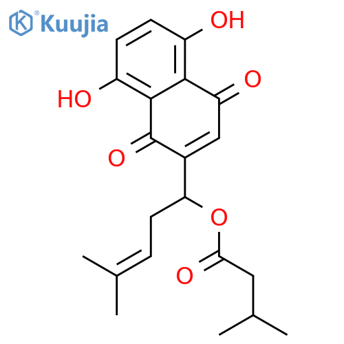 alkannin isovalerate structure