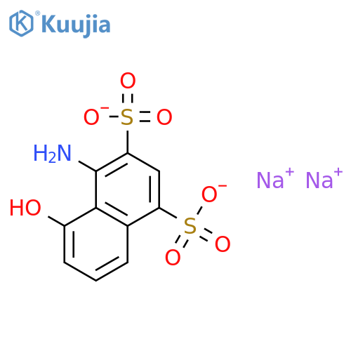 1,3-Naphthalenedisulfonicacid, 4-amino-5-hydroxy-, sodium salt (1:?) structure