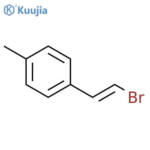 1-(2-bromoethenyl)-4-methylbenzene structure