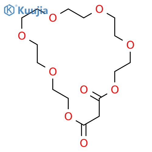 1,4,7,10,13,16,19-Heptaoxacyclodocosane-20,22-dione structure
