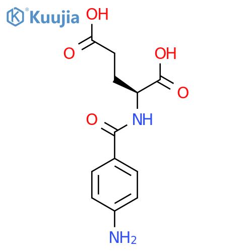 N-(4-Aminobenzoyl)-L-glutamic acid structure