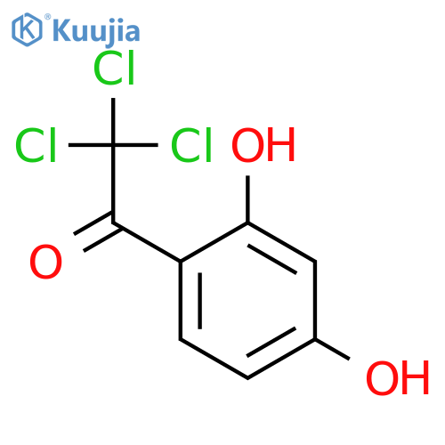 ETHANONE, 2,2,2-TRICHLORO-1-(2,4-DIHYDROXYPHENYL)- structure