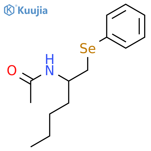 ACETAMIDE, N-[1-[(PHENYLSELENO)METHYL]PENTYL]- structure