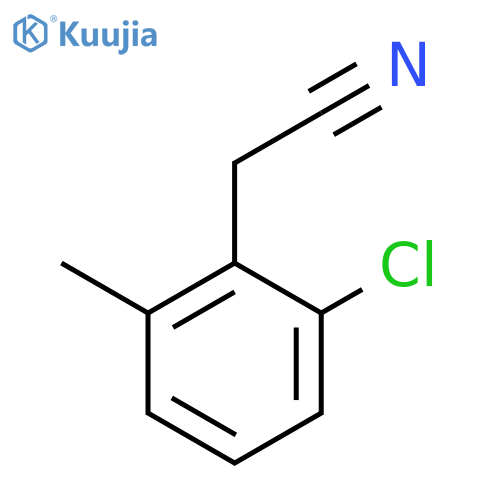 2-(2-chloro-6-methylphenyl)acetonitrile structure