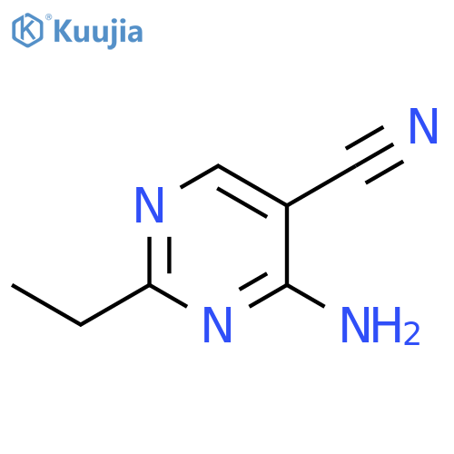 4-Amino-2-ethyl-5-pyrimidinecarbonitrile structure