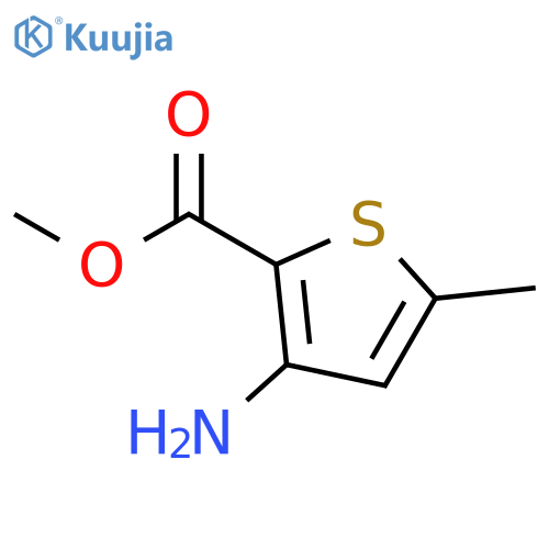 methyl 3-amino-5-methyl-thiophene-2-carboxylate structure