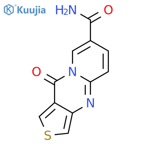 10H-PYRIDO[1,2-A]THIENO[3,4-D]PYRIMIDINE-7-CARBOXAMIDE, 10-OXO- structure