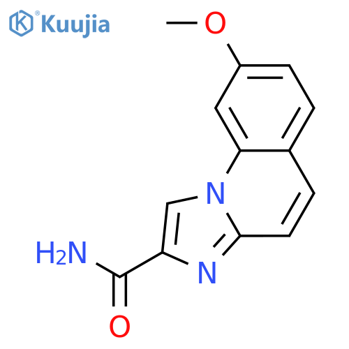 IMIDAZO[1,2-A]QUINOLINE-2-CARBOXAMIDE, 8-METHOXY- structure