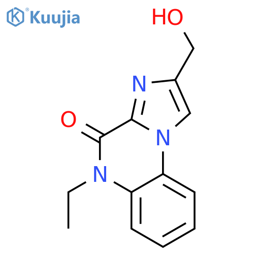 5-ethyl-2-(hydroxymethyl)-Imidazo[1,2-a]quinoxalin-4(5H)-one structure
