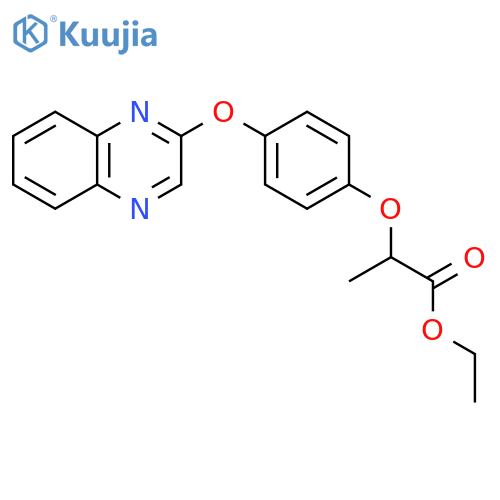 PROPANOIC ACID, 2-[4-(2-QUINOXALINYLOXY)PHENOXY]-, ETHYL ESTER structure