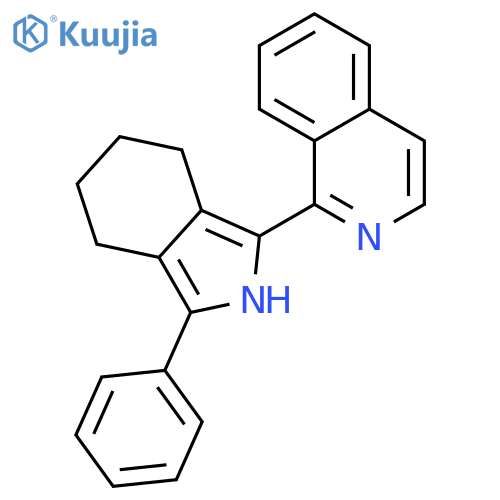 Isoquinoline, 1-(4,5,6,7-tetrahydro-3-phenyl-2H-isoindol-1-yl)- structure