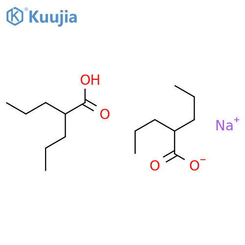 Valproic Acid Semisodium Salt structure
