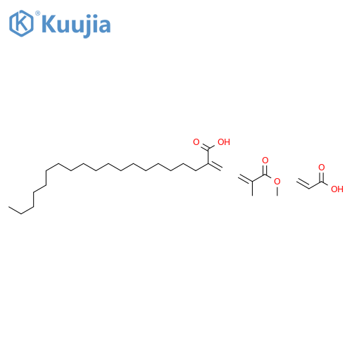 2-Propenoic acid, 2-methyl-, methyl ester, polymer with octadecyl 2-propenoate and 2-propenoic acid structure