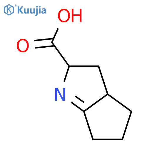Cyclopenta[b]pyrrole-2-carboxylic acid, 2,3,3a,4,5,6-hexahydro-, trans- (9CI) structure